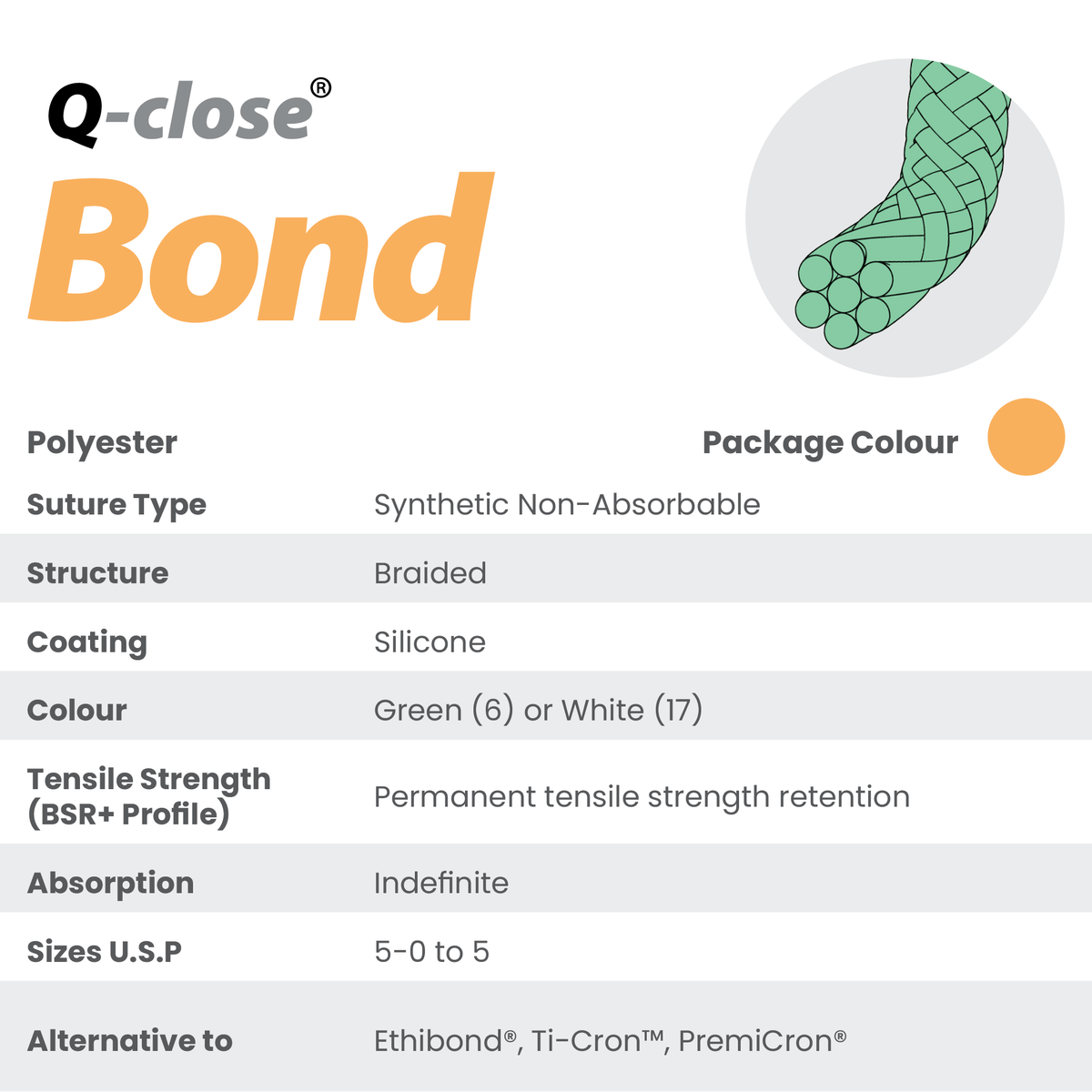 Q-close Bond Sutures