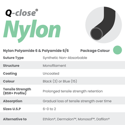 Q-close Nylon Sutures