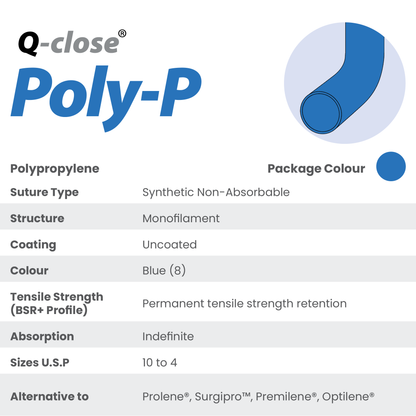 Q-close Poly-P Sutures