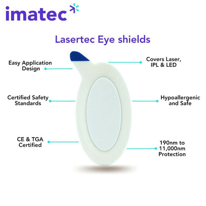 Lasertec Disposable Eye Shields (Laser, LED & IPL) by Imatec Medical